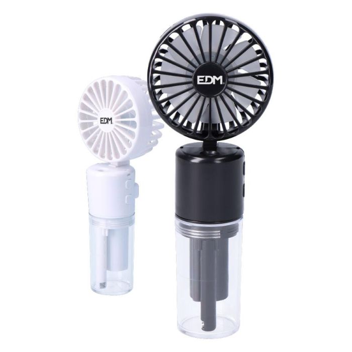 Ventilador nebulizador recargable, 4 velocidades. 6,2 x 16,4 cm. colores surtidos Ventilador nebulizador recargable, 4 velocidades. 6,2 x 16,4 cm. colores surtidos