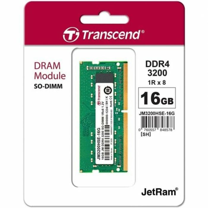 Memoria RAM Transcend 16 GB 3200 MHz CL22 DDR4 1