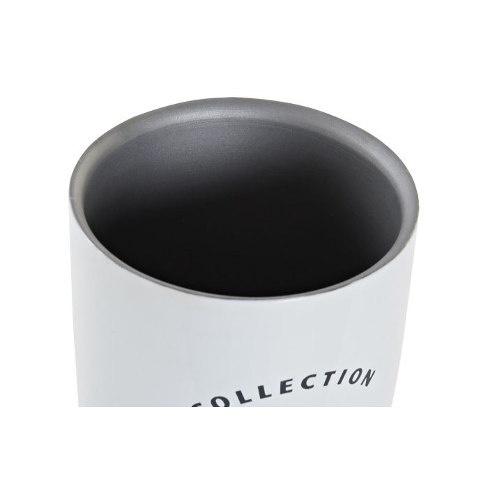 DKD Home Decor Enfriador Botellas de Vino Inox, Blanco Plateado. Colección Premium Wines. Medidas 12x12x18 cm 1