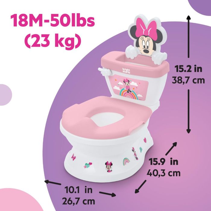 Orinal Bright Starts Rosa Minnie Mouse 1 Orinal Bright Starts Rosa Minnie Mouse 1