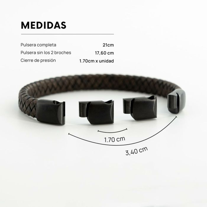 Pulsera Hombre Radiant RH000294 Negro 2 Pulsera Hombre Radiant RH000294 Negro 2