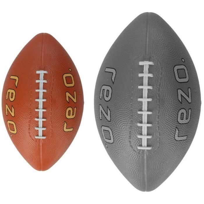 Balón de fútbol americano - REZO - Caucho - Talla 3 - Marrón - Para recreación 3 Balón de fútbol americano - REZO - Caucho - Talla 3 - Marrón - Para recreación 3