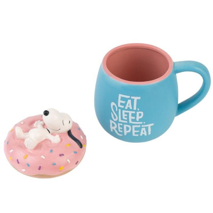 Taza 3D Eat Sleep Repeat Snoopy 500ml 1 Taza 3D Eat Sleep Repeat Snoopy 500ml 1