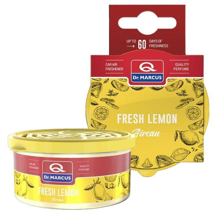 Ambientador para Coche Dr Marcus Aircan Limón 40 g Fragancia Lata Ambientador para Coche Dr Marcus Aircan Limón 40 g Fragancia Lata