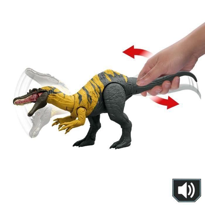 Mattel Jurassic World Wild Roar Ceratosuchops - Dinosaurio de Juguete con Sonido y Pilas LR44 Incluidas, Edad +4. 3 Mattel Jurassic World Wild Roar Ceratosuchops - Dinosaurio de Juguete con Sonido y Pilas LR44 Incluidas, Edad +4. 3