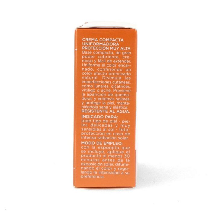 Rilastil SUN SYSTEM SPF50+ Crema Compacta Beige 10 gr - Maquillaje Facial Cubre Imperfecciones, Unifica Tono, Resistente Agua 1