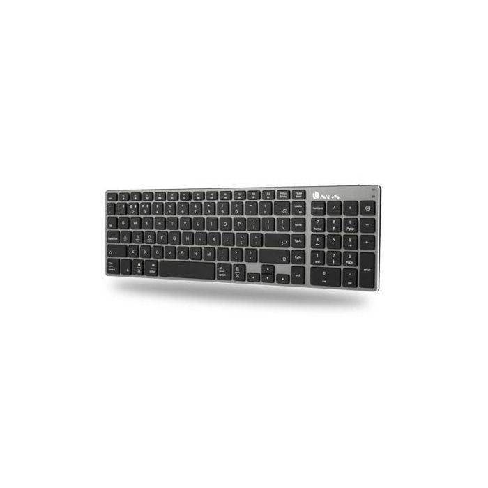 Teclado Inalámbrico por Bluetooth NGS Fortune-BT/ Gris 3 Teclado Inalámbrico por Bluetooth NGS Fortune-BT/ Gris 3