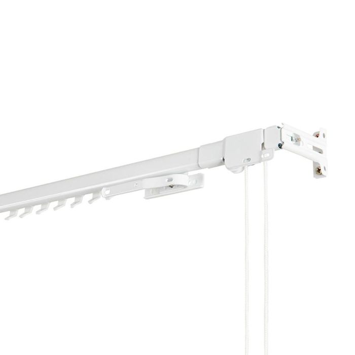 Riel reforzado extensible 160-300cm blanco cintacor - storplanet 1