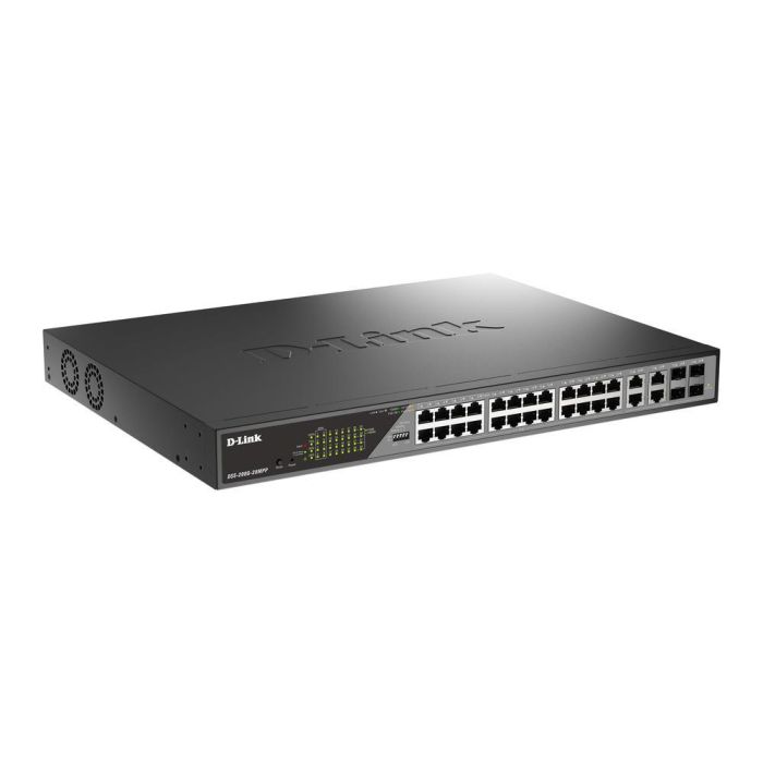 D - Link Switch Gestionado L2, 24 Puertos Gigabit Ethernet, 4 Puertos SFP, 56 Gbit/s de Capacidad de Conmutación 1