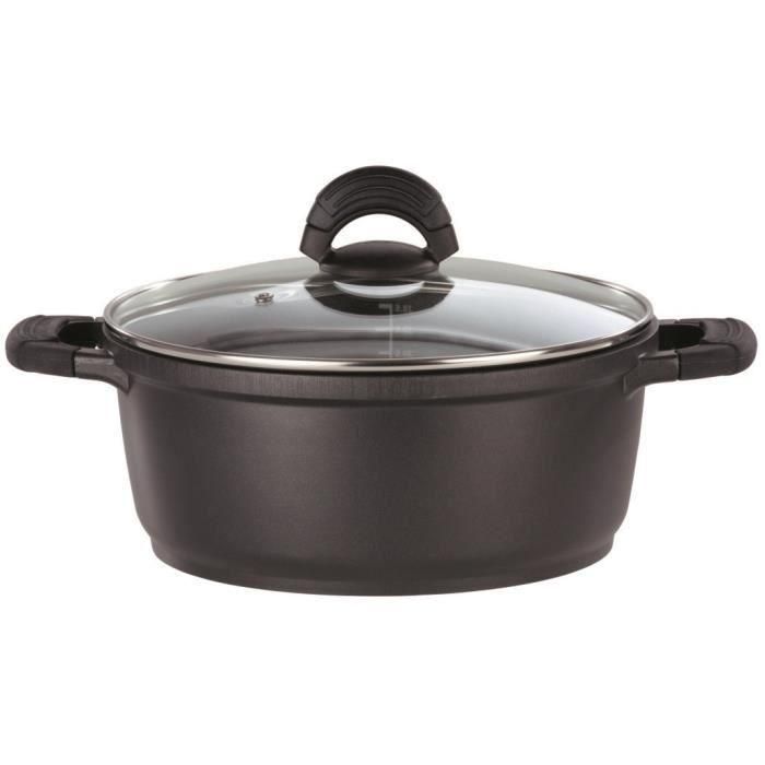 Cacerola de aluminio fundido - GSW - SILCOGUSS - 28 cm - Inducción - Negra Cacerola de aluminio fundido - GSW - SILCOGUSS - 28 cm - Inducción - Negra