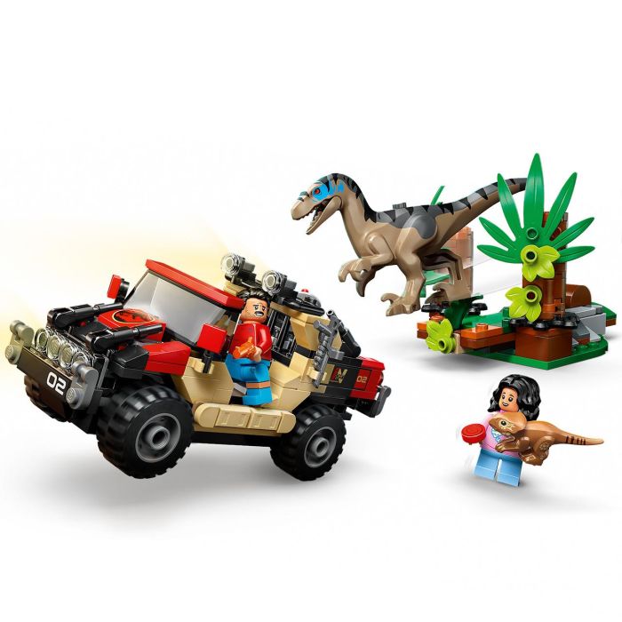 LEGO 76972 Set Jurassic World Huida Todoterreno y Raptor al Acecho con Velocirraptor, Minifiguras y Dinosaurio Bebé. Edad +6 años 2 LEGO 76972 Set Jurassic World Huida Todoterreno y Raptor al Acecho con Velocirraptor, Minifiguras y Dinosaurio Bebé. Edad +6 años 2