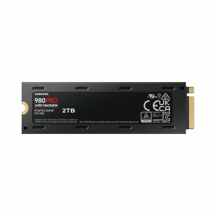 Unidad SSD Interna - SAMSUNG - 980 PRO con disipador - 2 TB - NVMe - (MZ-V8P2T0CW) 1