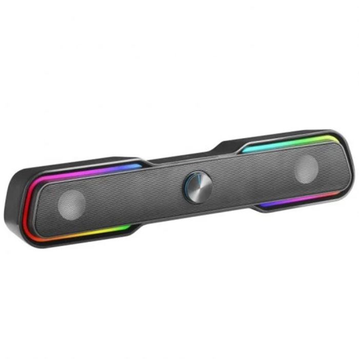 Mars Gaming MSBX Barra de Sonido Gaming 10W, Bluetooth 5.0, Jack, RGB Dinámico, Sonido DSP Espacial para PC y Consolas 1