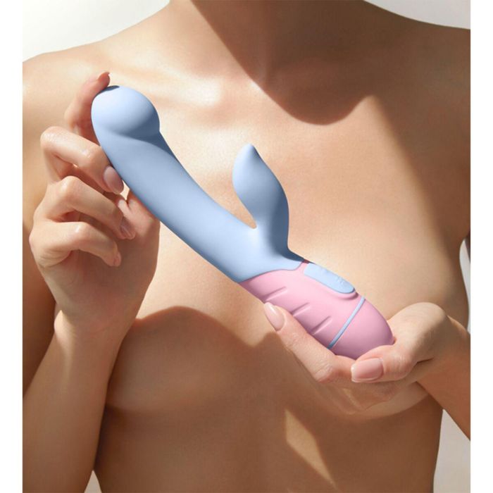 Vibrador Punto G FemmeFunn Ffix Azul 1 Vibrador Punto G FemmeFunn Ffix Azul 1