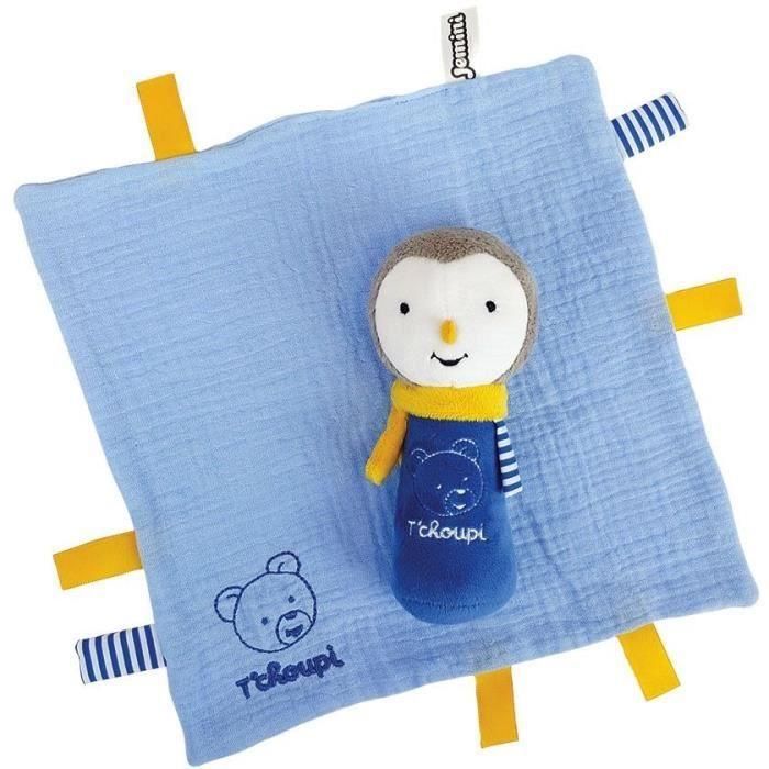 Caja Natal Bebé T'choupi con Edredón y Sonajero de Peluche +/- 25 cm - JEMINI - Ideal para regalo de nacimiento. 2 Caja Natal Bebé T'choupi con Edredón y Sonajero de Peluche +/- 25 cm - JEMINI - Ideal para regalo de nacimiento. 2
