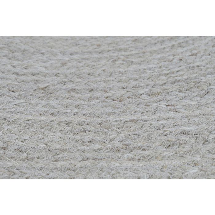 DKD Home Decor Alfombra Balines de Yute y Poliéster Natural 120x120 cm, 1.5 cm de grosor (2 Unidades) 3