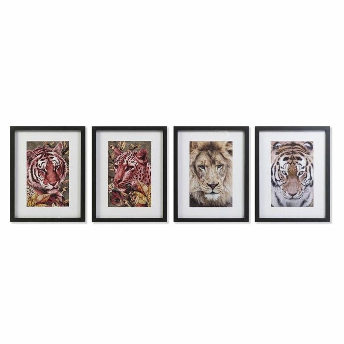 DKD Home Decor Cuadro Colonial de Poliestireno Multicolor Surtido 'Salvaje' 45x35 cm - Pack de 4 Unidades Aleatorias DKD Home Decor Cuadro Colonial de Poliestireno Multicolor Surtido 'Salvaje' 45x35 cm - Pack de 4 Unidades Aleatorias