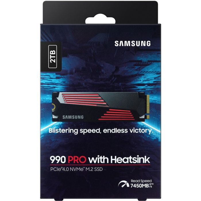 Samsung 990 PRO SSD M.2 2TB NVMe PCIe 4.0 x 4 Heatsink Retail 8