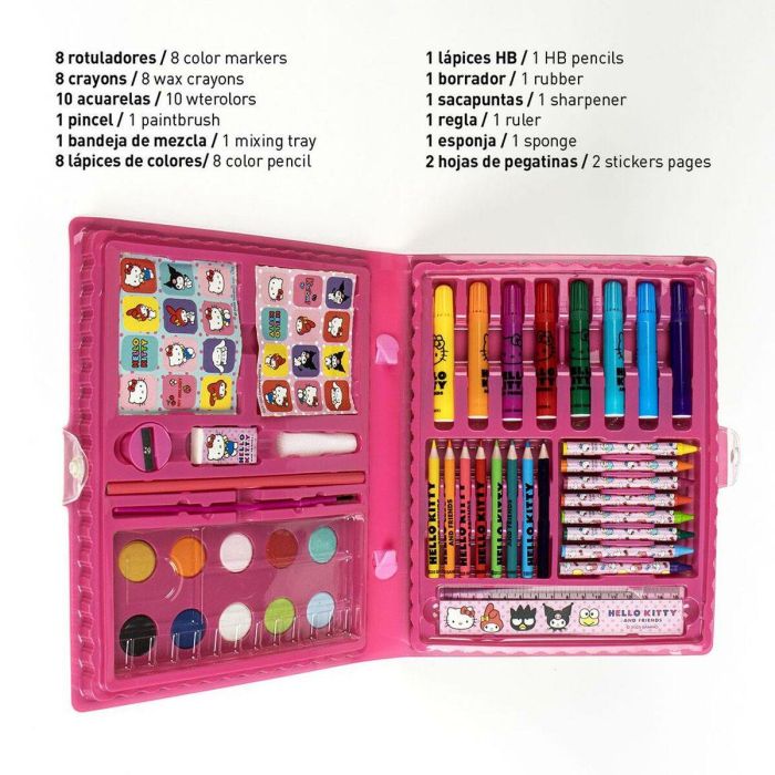 Set de Dibujo Hello Kitty 26,7 x 45,3 x 3 cm 3 Set de Dibujo Hello Kitty 26,7 x 45,3 x 3 cm 3