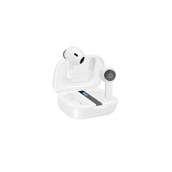 TooQ TQBWH-0031W Auriculares Inalámbricos Bluetooth 5.1 con Micrófono y Estuche de Carga USB-C, Autonomía 18h, Blancos 0 TooQ TQBWH-0031W Auriculares Inalámbricos Bluetooth 5.1 con Micrófono y Estuche de Carga USB-C, Autonomía 18h, Blancos 0