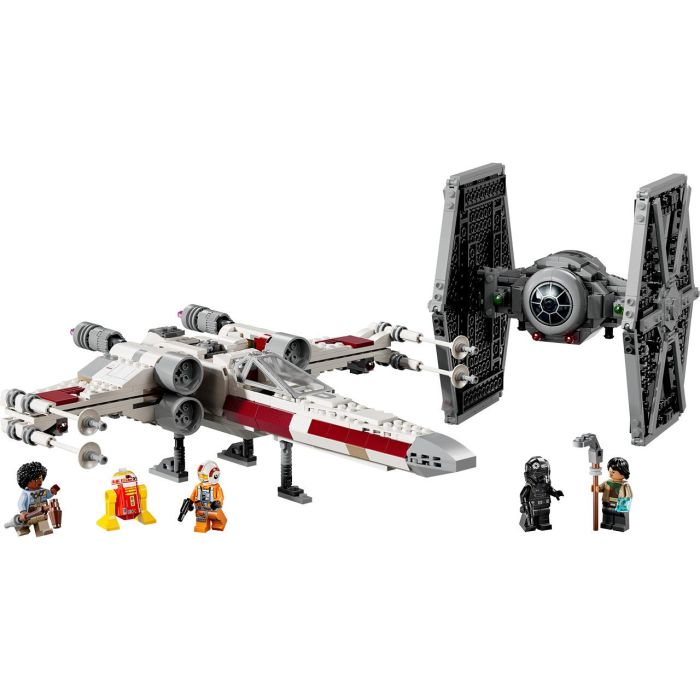 LEGO Star Wars 75393 Caza TIE y Combinador X-Wing - Modelo para construir 1