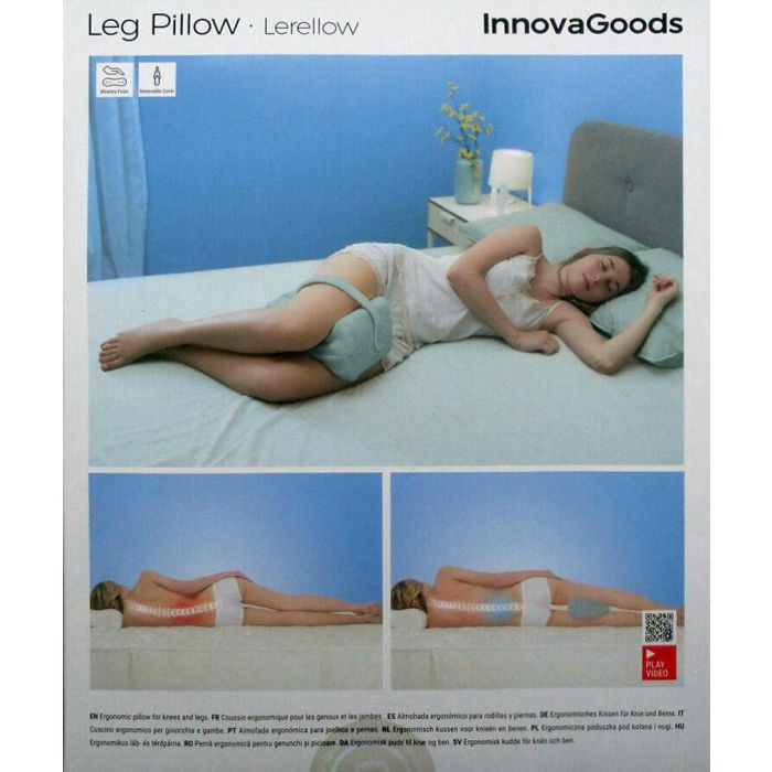 Almohada para Piernas con Cinta de Sujeción Lerellow InnovaGoods 13 Almohada para Piernas con Cinta de Sujeción Lerellow InnovaGoods 13