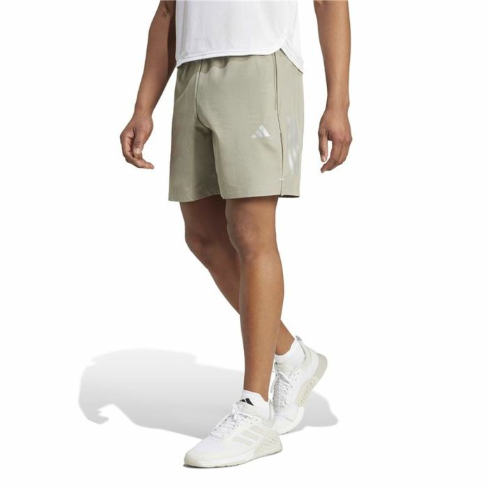 Pantalones Cortos Deportivos para Hombre Adidas Gym+ Training 3 Bandas Marrón 4 Pantalones Cortos Deportivos para Hombre Adidas Gym+ Training 3 Bandas Marrón 4