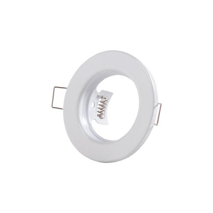 Aro Foco Downlight Circular "Sara" Acero 81mm - Blanco 0 Aro Foco Downlight Circular "Sara" Acero 81mm - Blanco 0
