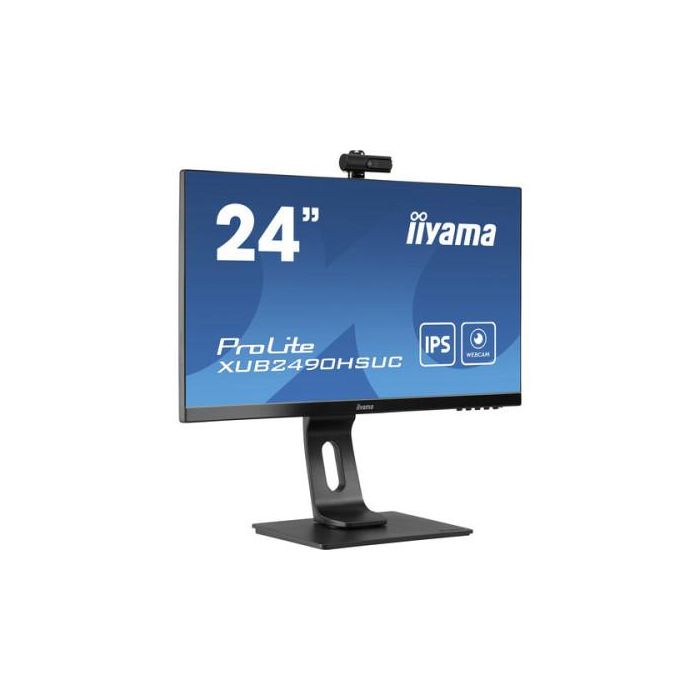 Iiyama XUB2490HSUH-B1 Monitor ProLite 24" IPS LED Full HD 1920x1080 4ms Flicker-free Low Blue Light Ajustable USB Negro Iiyama XUB2490HSUH-B1 Monitor ProLite 24" IPS LED Full HD 1920x1080 4ms Flicker-free Low Blue Light Ajustable USB Negro