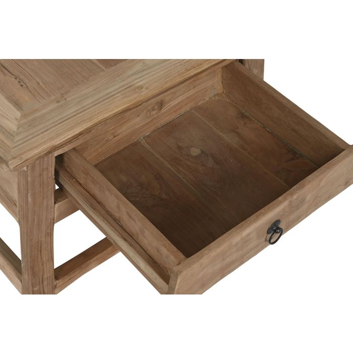 Mesita De Noche Item Home DKD Home Decor Natural 50 x 50 x 60 cm 4 Mesita De Noche Item Home DKD Home Decor Natural 50 x 50 x 60 cm 4