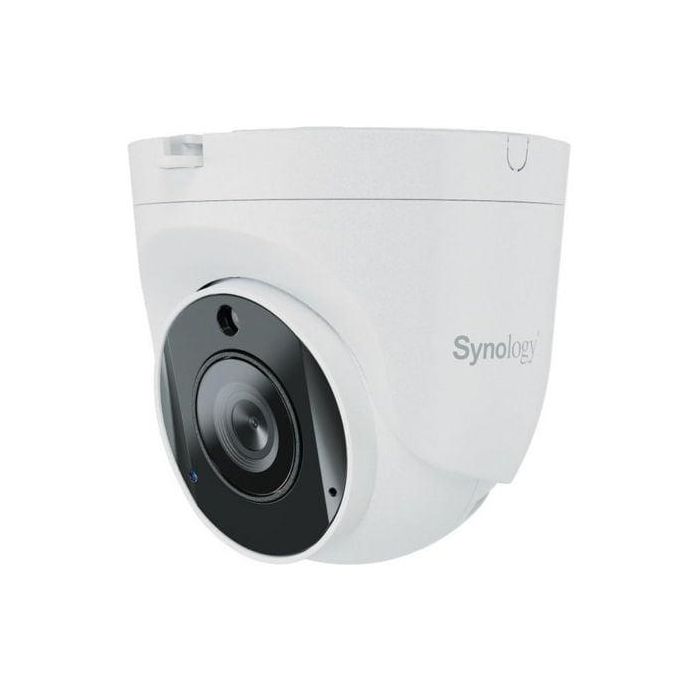 Synology TC500 Cámara de Videovigilancia 5 MP 2K+, Visión Nocturna 30m, 110º, IA Detección Personas/Vehículos, HDR, PoE, IP67, Audio, App