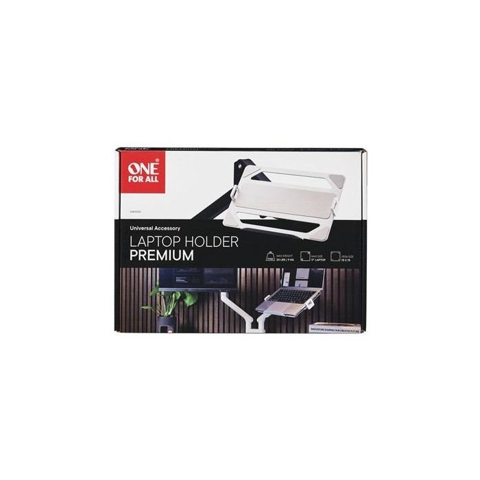 One For All Soporte para Laptop Universal, Compatible con Brazos de Monitor, Nivel de los Ojos, Acolchado de Silicona No Tóxica 8 One For All Soporte para Laptop Universal, Compatible con Brazos de Monitor, Nivel de los Ojos, Acolchado de Silicona No Tóxica 8