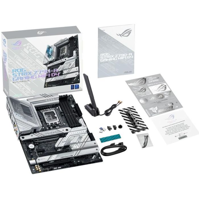 ASUS 1700 ROG STRIX Z790-A GAMING WiFi DDR4 Placa Base Intel LGA 1700, Wi-Fi 6E, 128GB Memoria 5