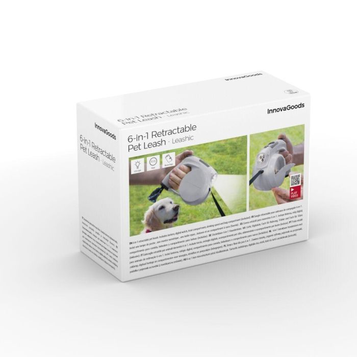 Correa Retráctil para Perros 6 en 1 Leashic InnovaGoods 1 Correa Retráctil para Perros 6 en 1 Leashic InnovaGoods 1