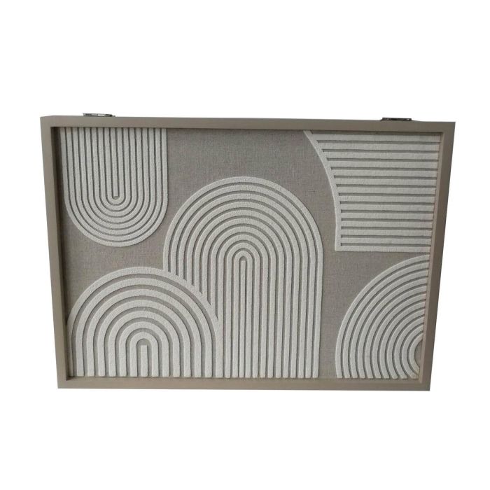 Versa Cubrecontador Flarey 46x33 cm, Madera MDF y Papel Versa Cubrecontador Flarey 46x33 cm, Madera MDF y Papel