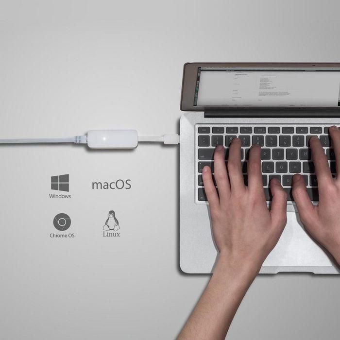 TP-Link UE300 Adaptador USB 3.0 a Ethernet Gigabit 10/100/1000Mbps RJ45 - 1000 Mbps, Plug & Play, Portátil para Ultrabooks y MacBooks 4