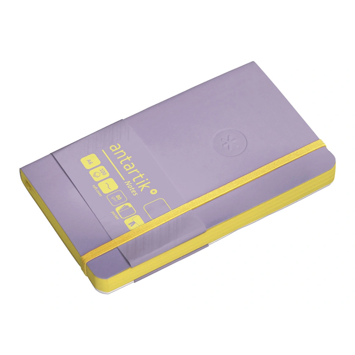 Antartik Cuaderno A6 Tapa Blanda Hojas Lisas Morado y Amarillo 100 Hojas 80gr FSC 5