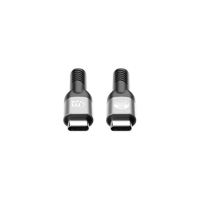 MANHATTAN 356374 Cable USB4 USB-C Stecker/Stecker 40Gpbs 8K 240W 1m 2