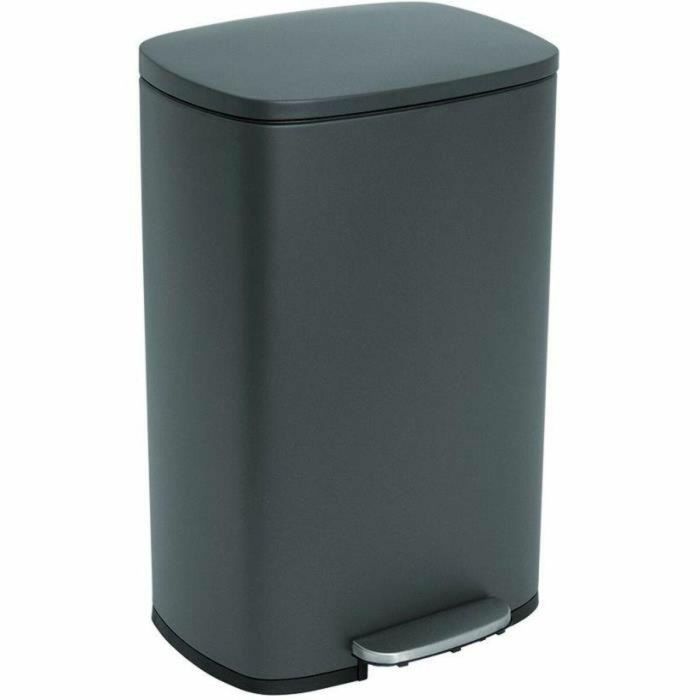 Kitchen Move KIT3666162006648 Papelera de Cocina con Pedal ADMIRAL 50L, Acero Inoxidable Gris Mate Kitchen Move KIT3666162006648 Papelera de Cocina con Pedal ADMIRAL 50L, Acero Inoxidable Gris Mate