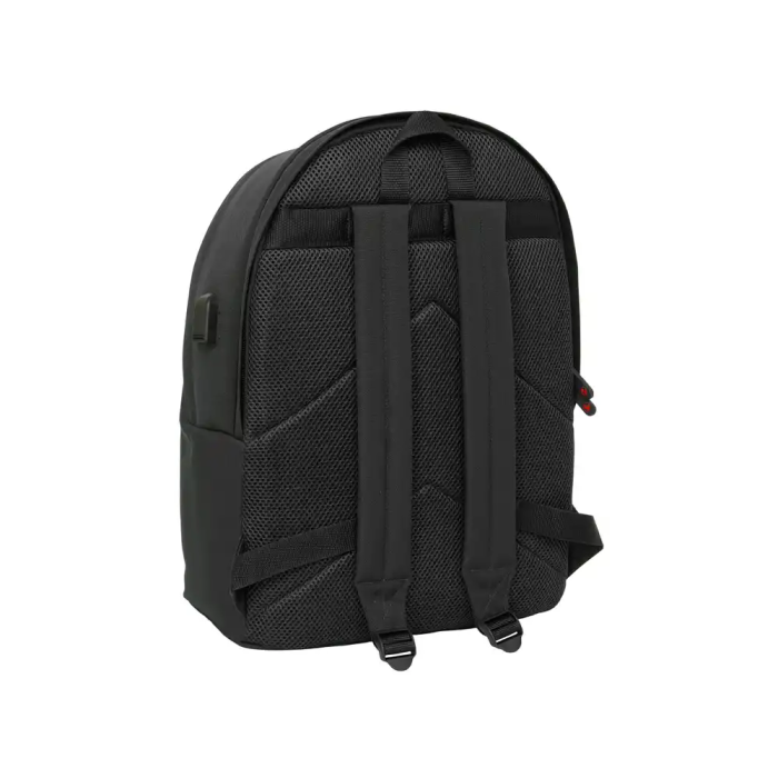 El Ganso Mochila Doble para Portátil 15,6" + USB Basics Black 31x44x18 cm 1
