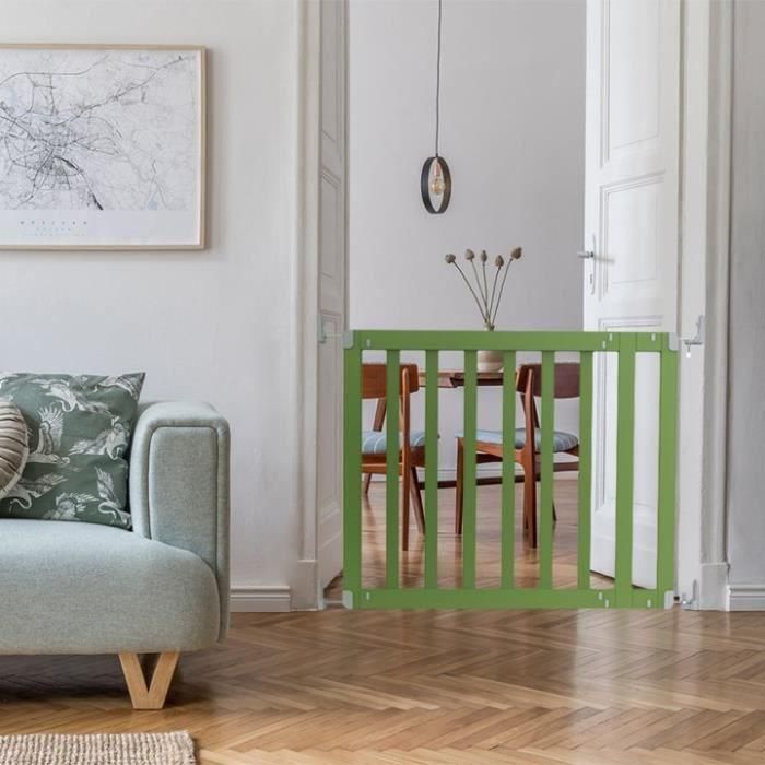 Ingenuity ING0074451172715 Puerta de Seguridad Infantil de 76-91 cm, Personalizable, Pintable o Teñible, Fácil Instalación 3 Ingenuity ING0074451172715 Puerta de Seguridad Infantil de 76-91 cm, Personalizable, Pintable o Teñible, Fácil Instalación 3