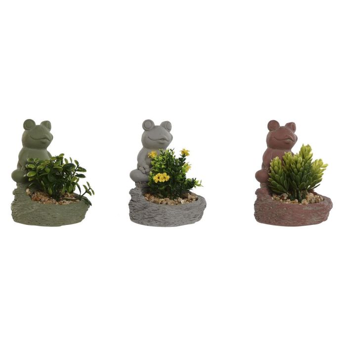 Planta Decorativa Home ESPRIT Polietileno Cemento Rana 9 x 9 x 13 cm (3 Unidades) 0 Planta Decorativa Home ESPRIT Polietileno Cemento Rana 9 x 9 x 13 cm (3 Unidades) 0
