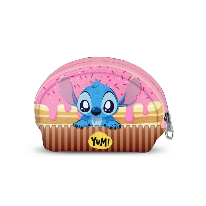 Monedero Oval Casual Muffin Disney Lilo y Stitch Rosa