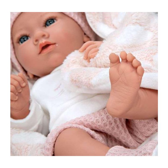 Muñeca elegance 38 cm aria rosa c/ manta (muñeco de peso) (cuerpo vinyl, sexo niña) 5 Muñeca elegance 38 cm aria rosa c/ manta (muñeco de peso) (cuerpo vinyl, sexo niña) 5