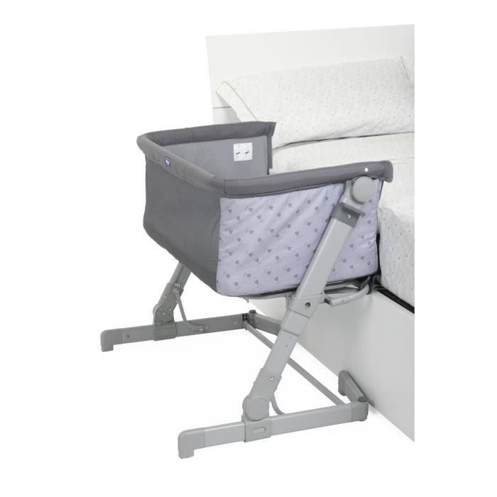 Cuna colecho CHICCO Next2Me GO - Compacta - Plegable - Reclinable - 6 niveles de altura - Gris oscuro Cuna colecho CHICCO Next2Me GO - Compacta - Plegable - Reclinable - 6 niveles de altura - Gris oscuro