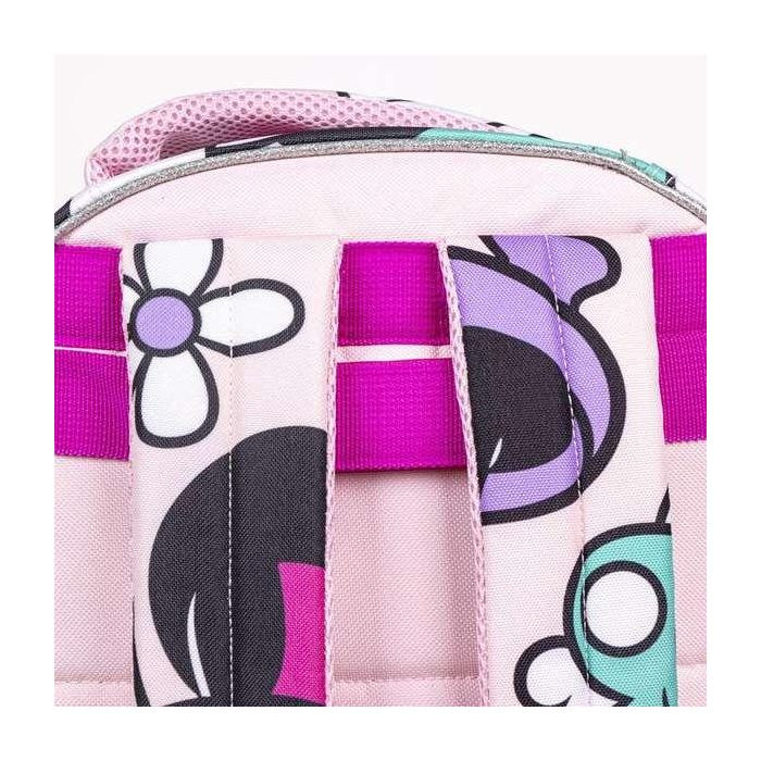 Mochila Escolar Minnie Mouse Rosa 32 x 15 x 42 cm 5