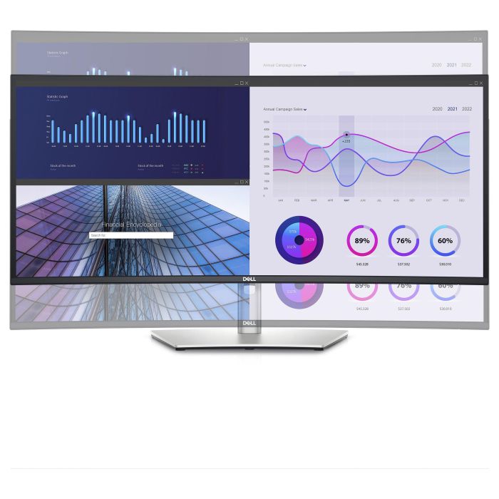 Dell U3423WE Monitor Curvo 34.1" UltraWide Quad HD 3440x1440 IPS 21:9 USB-C HDMI DisplayPort Altavoces Plata 6