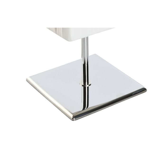 Lampara Sobremesa Urban DKD Home Decor Blanco Plateado 15 x 43 x 15 cm 2 Lampara Sobremesa Urban DKD Home Decor Blanco Plateado 15 x 43 x 15 cm 2