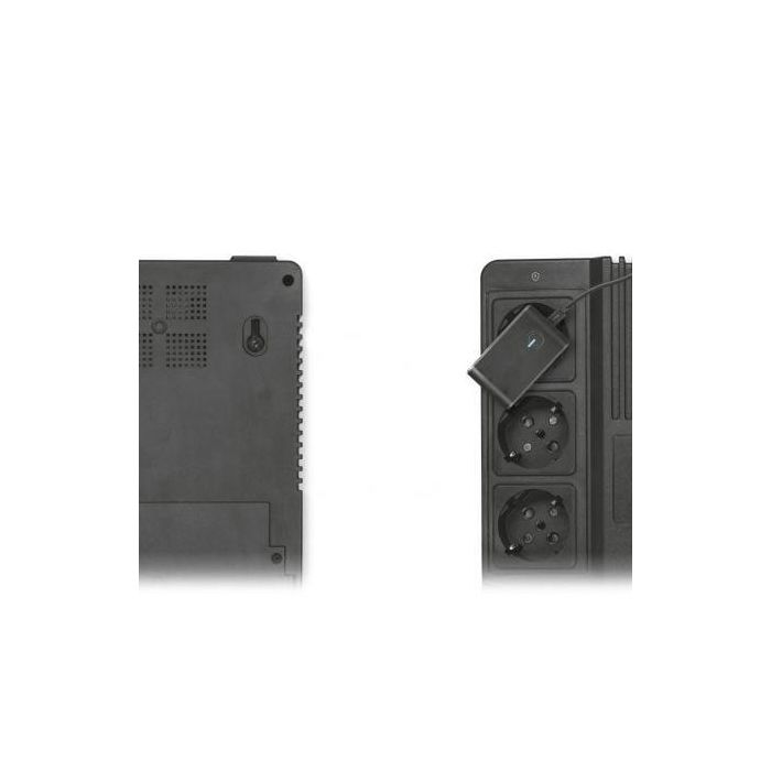 Trust 23326 SAI Maxxon Línea Interactiva 800VA/360W, 6 Salidas (3 Batería), Protección Sobretensiones, AVR y USB 3