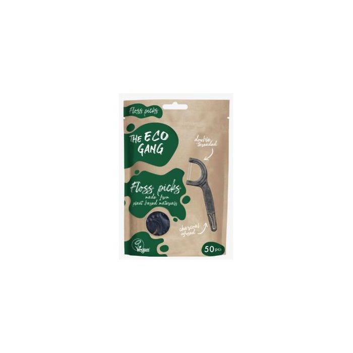 Floss Pick Carbon Activo 50Ud